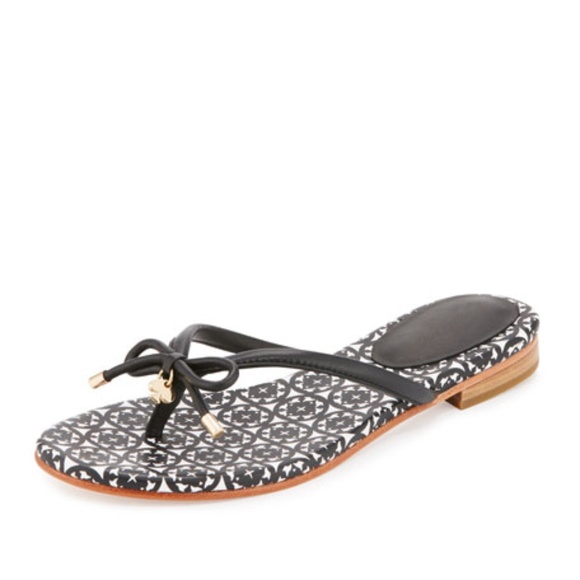 kate spade Shoes - Kate Spade Mistic Black Leather Sandals Spring